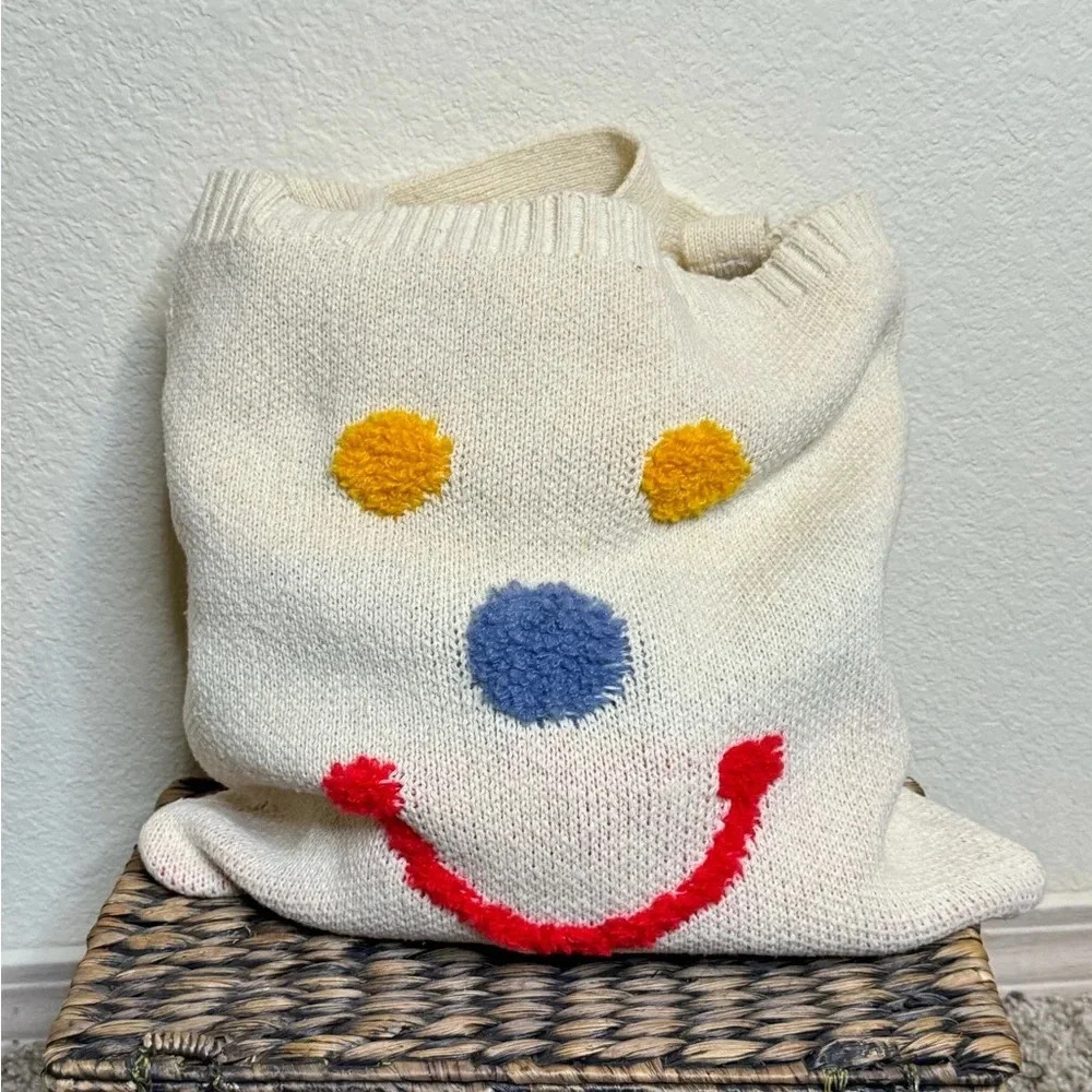 Put on a Happy Face Sweater Tote Bag